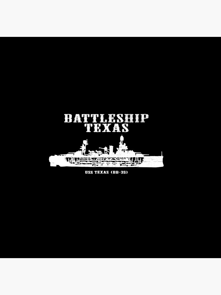 Battleship Texas Uss Texas (Bb-35) Distressed Style T-Shirt