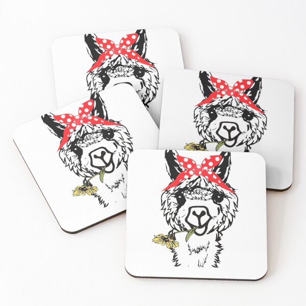 Item preview, Llama Bandana Alpaca Llama Animal Graphics Funny designed and sold by mcinnesstore.