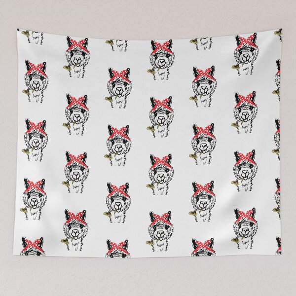 Item preview, Llama Bandana Alpaca Llama Animal Graphics Funny designed and sold by mcinnesstore.