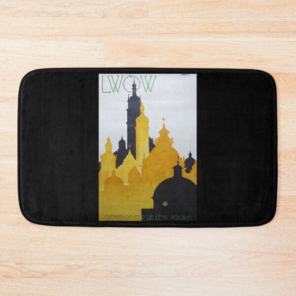 Item preview, Lwow retro poster designed and sold by CorasPosters.