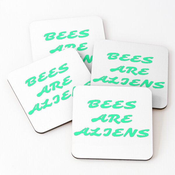 Item preview, Bees Are Aliens (Funny) Space Merch designed and sold by Mustard Prophet.