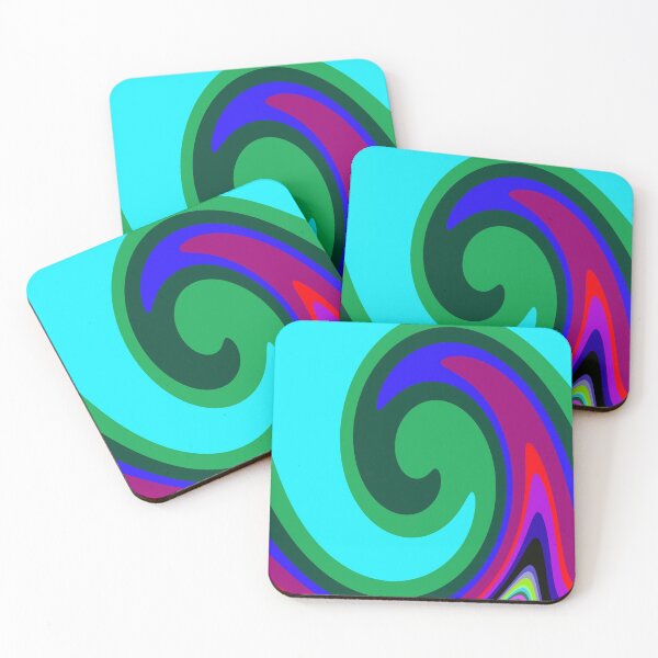 Item preview, Colour Wave on Turquoise designed and sold by KeksWorkroom.