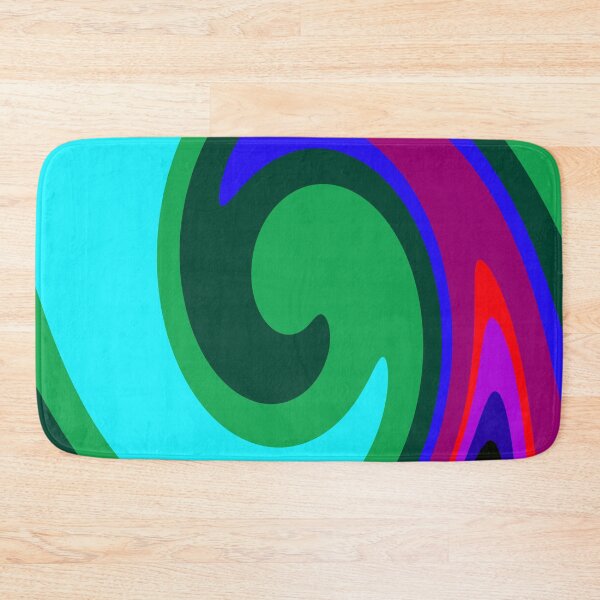 Item preview, Colour Wave on Turquoise designed and sold by KeksWorkroom.
