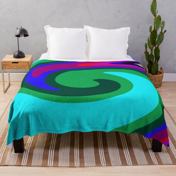Item preview, Colour Wave on Turquoise designed and sold by KeksWorkroom.
