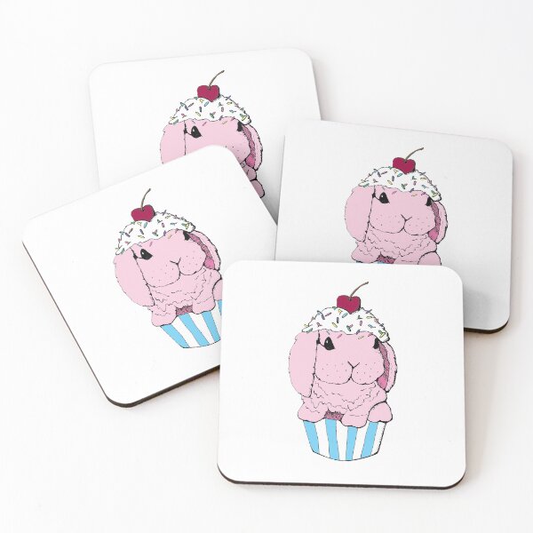 Item preview, Bunny Cupcake- Strawberry designed and sold by mochinumnums.