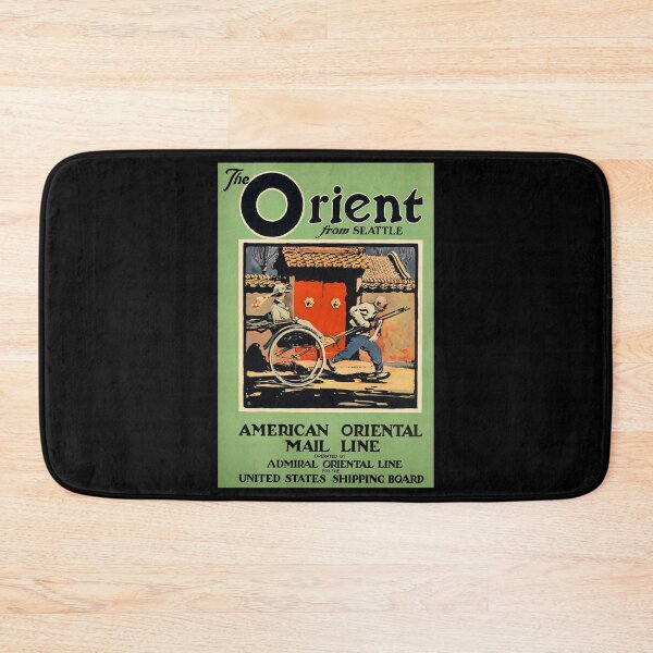 Item preview, The Orient from Seattle retro poster designed and sold by CorasPosters.