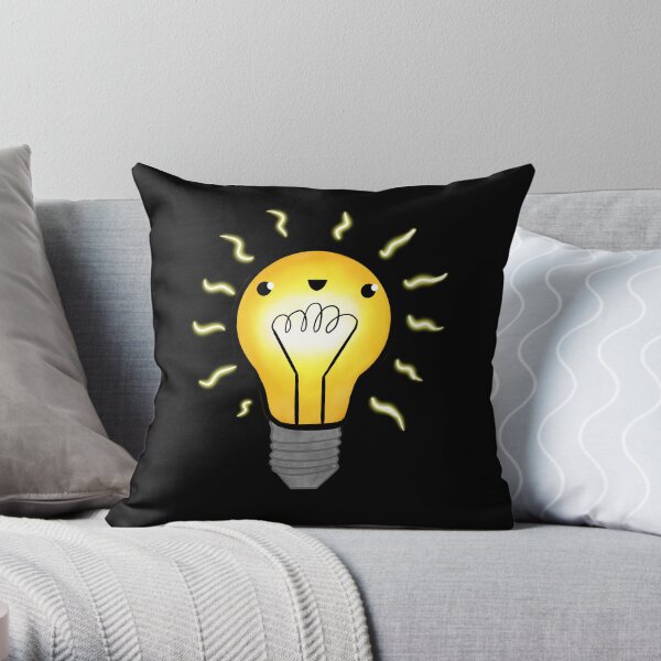 Lightbulb Throw Pillow