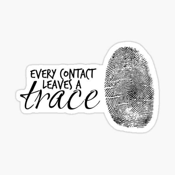 Aperçu de l'œuvre Chaque contact laisse une trace d'empreinte digitale créée et vendue par morgankorzik.