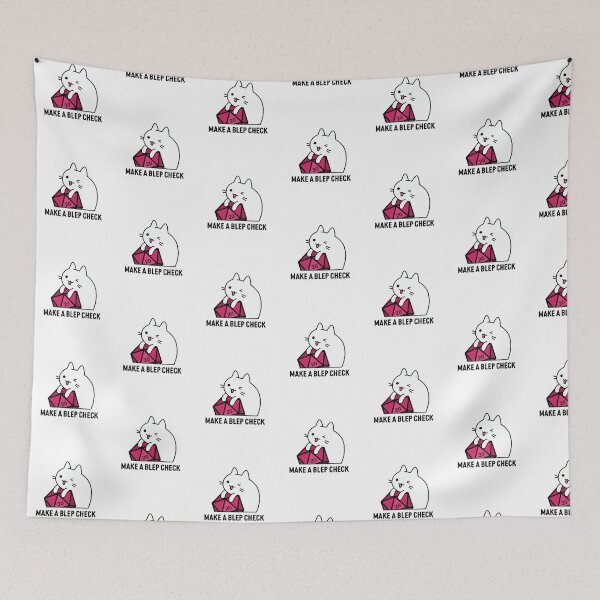 Item preview, Dungeon Meowster Blep Check designed and sold by Cute N' Nerdy Shop.
