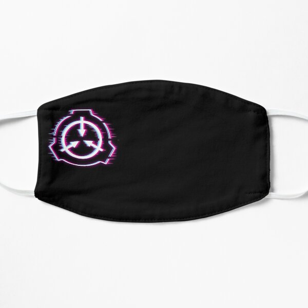 SCP Glitch logo Flat Mask