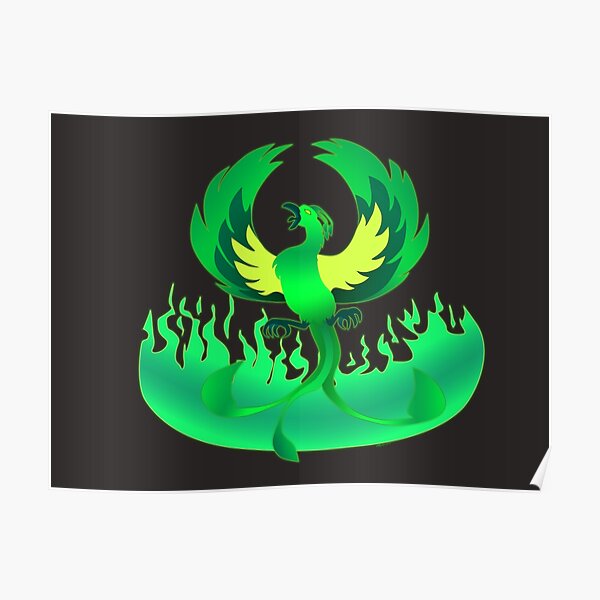 Green Phoenix Poster