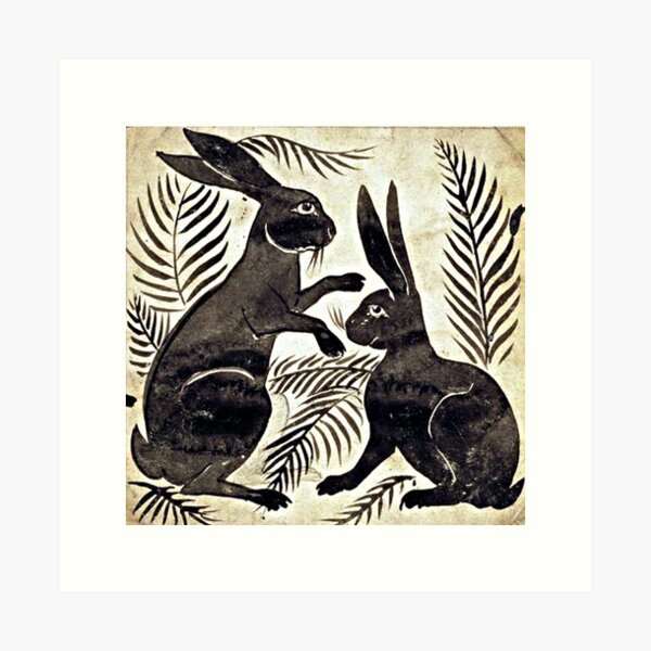 Item preview, William De Morgan Hares designed and sold by JoolyA.