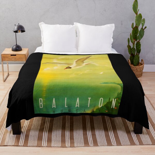 Item preview, Balaton retro poster designed and sold by CorasPosters.