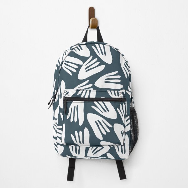 Item preview, Papier Découpé Modern Abstract Cutout Pattern in White and Evening Teal designed and sold by kierkegaard.