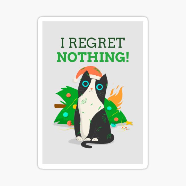 Item preview, I Regret Nothing designed and sold by MarioPrints.