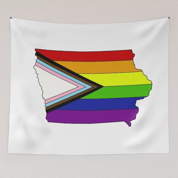 Item preview, Iowa progress pride flag  designed and sold by TheUndeadDesign.