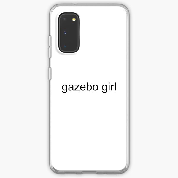 black text gazebo girl Samsung Galaxy Soft Case