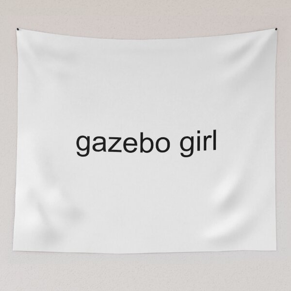 Item preview, black text gazebo girl designed and sold by Areader50.