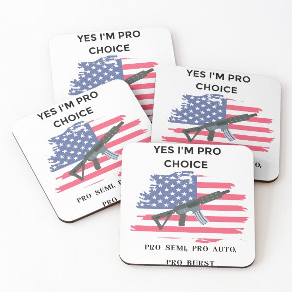 Item preview, YES I'M PRO CHOICE - Pro-semi, Pro-auto, Pro-burst designed and sold by Millenial Designs.