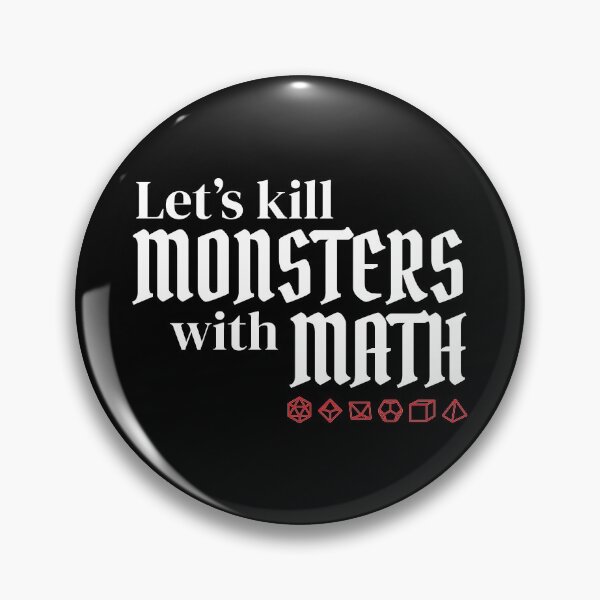 Item preview, Lets Kill Monsters With Math Dnd Dice designed and sold by DnlDesigns.
