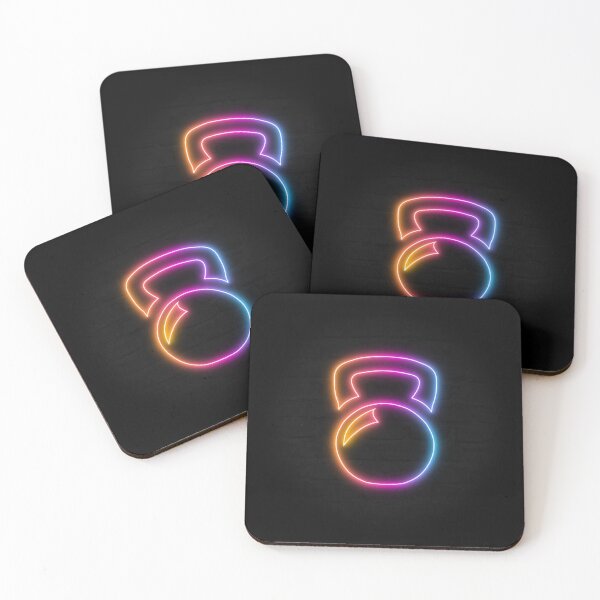 Item preview, Retro Neon Line Kettlebell Workout designed and sold by dylanxh.