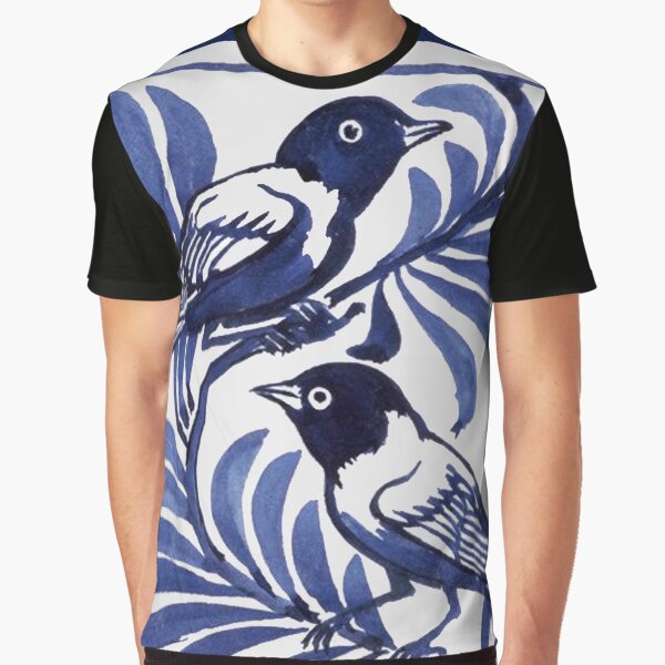 William De Morgan Birds Graphic T-Shirt