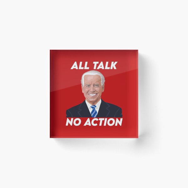 Item preview, Biden Is All Talk No Action Vote Trump Biden Debate 2020 Elections designed and sold by ravishdesigns.