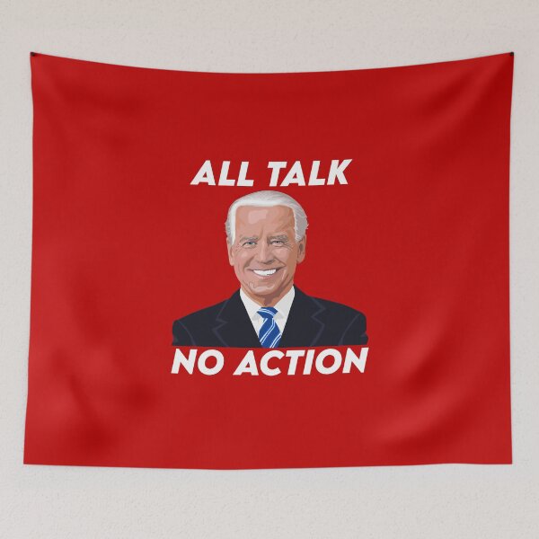 Item preview, Biden Is All Talk No Action Vote Trump Biden Debate 2020 Elections designed and sold by ravishdesigns.