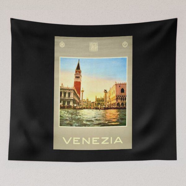 Item preview, Venezia retro poster designed and sold by CorasPosters.
