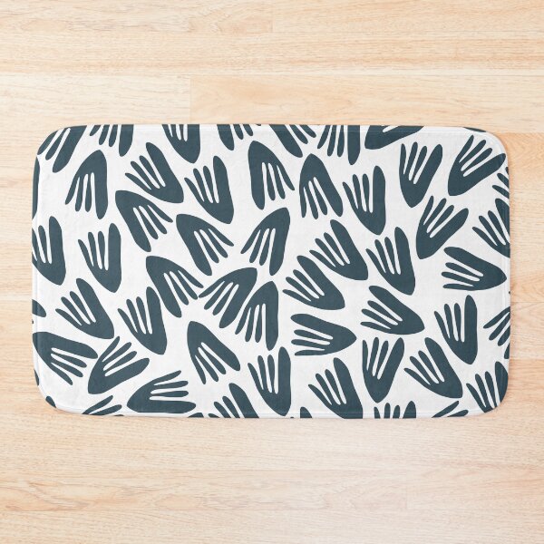 Item preview, Papier Découpé Modern Abstract Cutout Pattern in Evening Teal and White designed and sold by kierkegaard.
