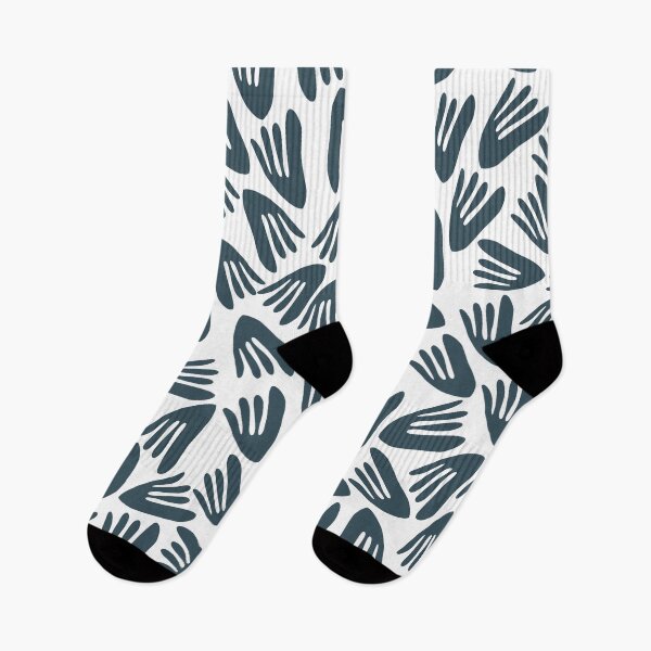 Item preview, Papier Découpé Modern Abstract Cutout Pattern in Evening Teal and White designed and sold by kierkegaard.