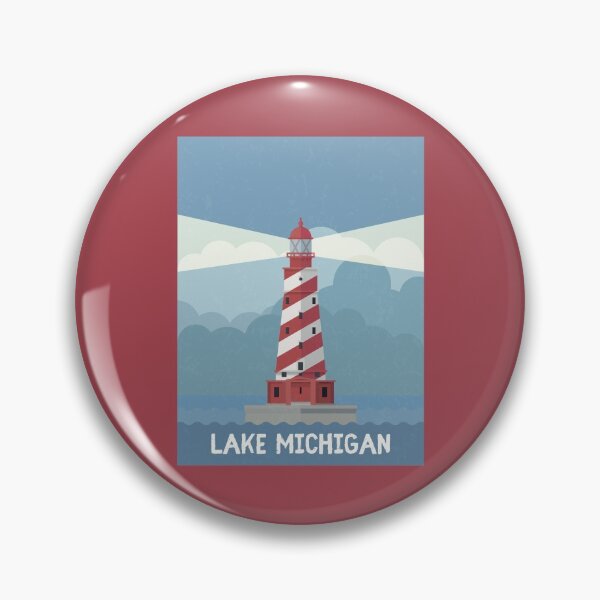Item preview, Lake Michigan Lighthouse designed and sold by ml-77pro.