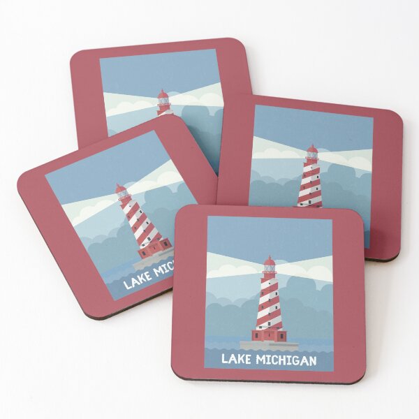Item preview, Lake Michigan Lighthouse designed and sold by ml-77pro.