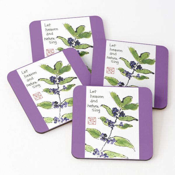 Item preview, Japanese Beautyberry (Callicarpa japonica) designed and sold by dosankodebbie's etegami world.