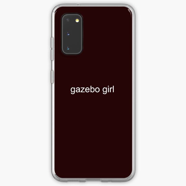 white text gazebo girl Samsung Galaxy Soft Case