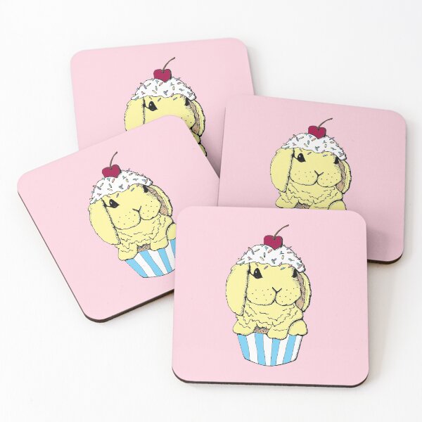 Item preview,  Bunny Cupcake- Lemon- Pink designed and sold by mochinumnums.