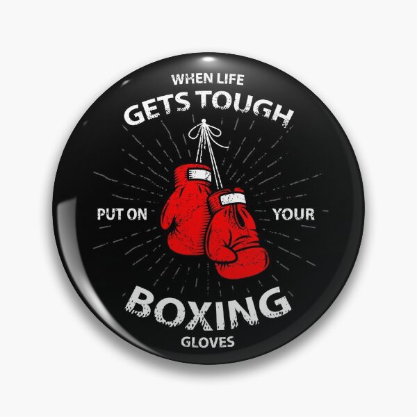 Item preview, When Life Gets Tough Red Boxing Gloves designed and sold by WildHoneyDesign.
