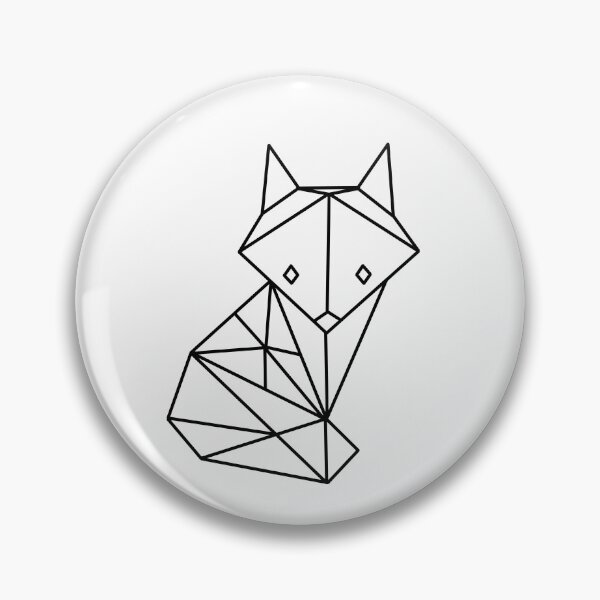 Artikelvorschau, Geometrischer Fuchs entworfen und verkauft von One Line Aesthetics ♡.