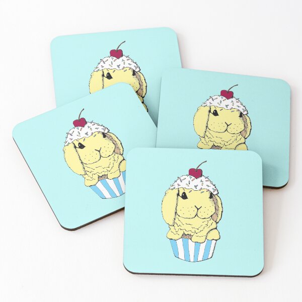 Item preview,  Bunny Cupcake- Lemon- Blue designed and sold by mochinumnums.