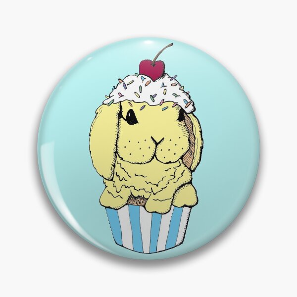 Item preview,  Bunny Cupcake- Lemon- Blue designed and sold by mochinumnums.