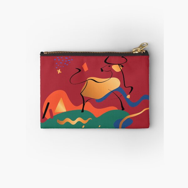 Item preview, New year print with bull 2021. New year present. Artwork new year 2021. Bull illlustration designed and sold by Zolotinka.