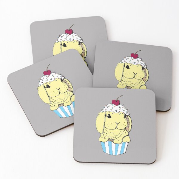 Item preview,  Bunny Cupcake- Lemon- Gray designed and sold by mochinumnums.