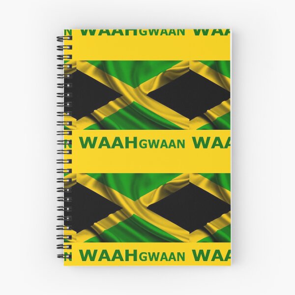 Item preview, Jamaica Flag 'Waah Gwaan' designed and sold by JAHV GFX.