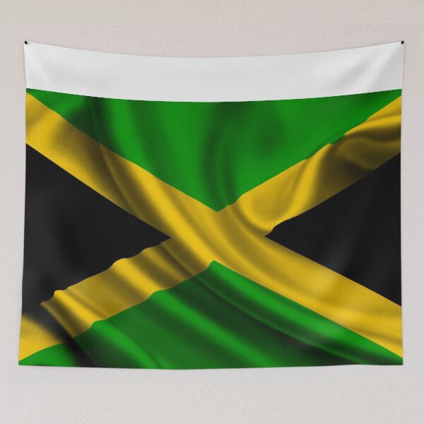Item preview, Jamaica Flag 'Waah Gwaan' designed and sold by JAHV GFX.