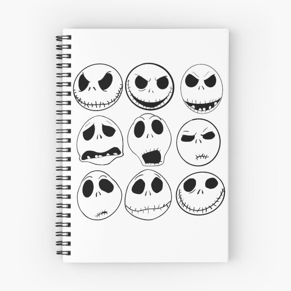 Item preview, Jack Skellington Facial Expressions designed and sold by gg-stickers77.