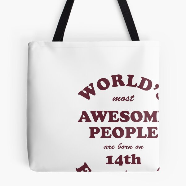 Item preview, Awesome People are born on 14th of February designed and sold by beloknet.
