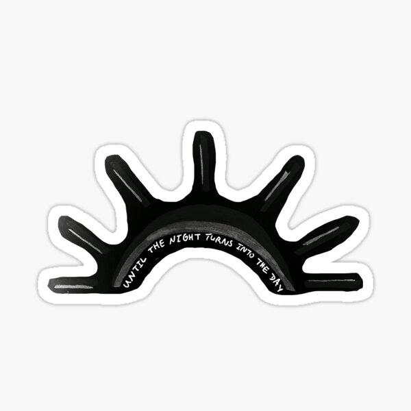 Until the Night Turns Strange Trails Sticker