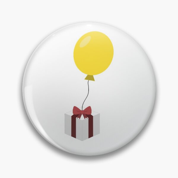Item preview, Balloon With Present Yellow designed and sold by CrossingMolly.