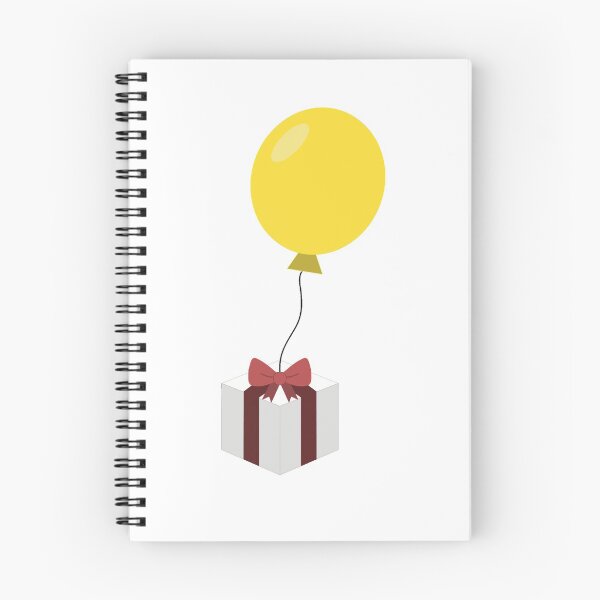 Item preview, Balloon With Present Yellow designed and sold by CrossingMolly.