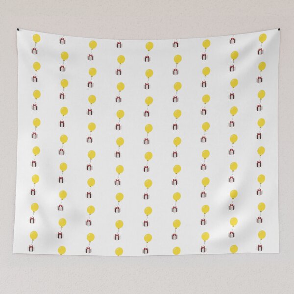 Item preview, Balloon With Present Yellow designed and sold by CrossingMolly.